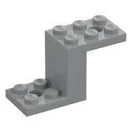 Bracket 5 × 2 × 2 1/3 with Holes, Inside Stud Holder Hellblaugrau