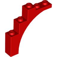 Brick Arch 1 × 5 × 4 [Irregular Bow, Raised Underside Cross Supports] Rot