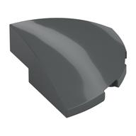 Brick Round Corner, Curved 3 × 3 × 1 Quarter Circle Dunkelblaugrau