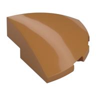 Brick Round Corner, Curved 3 × 3 × 1 Quarter Circle Mittelnougat