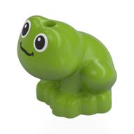 Animal, Frog Sitting with Black Eyes print Lime