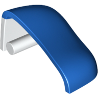 Animal Body Part, Wing, Left, Penguin with White Shoulder Pattern (Mario Suit) Blue
