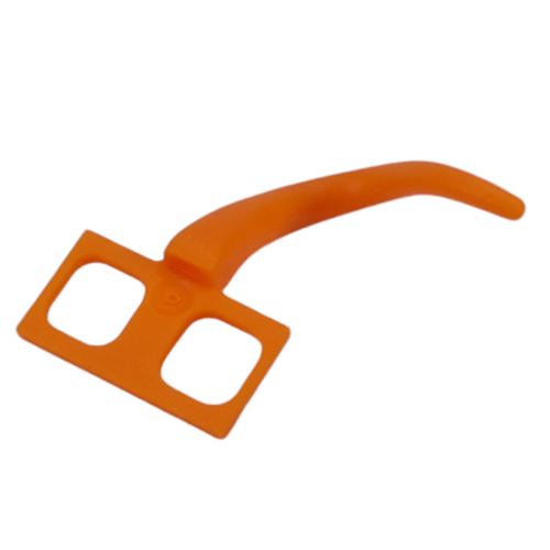 Minifig Hipwear Tail, Mouse Orange