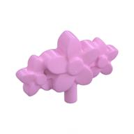 Headwear Accessory Flowers with Small Pin Bright Pink