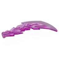 Wave / Lightning 5 × 6 with Axle Hole Trans-Dark Pink