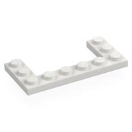 Plate 3 × 6 with 2 × 4 Cutout in White