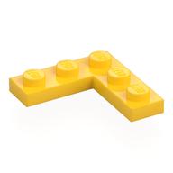Plate 3 × 3 Corner Yellow