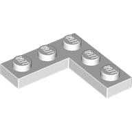 Plate 3 × 3 Corner White