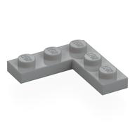 Plate 3 × 3 Corner Light Bluish Gray