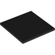 Tile 6 × 6 with Smooth Surface Schwarz