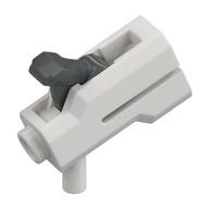 Launcher, Weapon Gun / Blaster / Shooter Square with Trigger [Complete Assembly] White