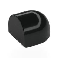 Brick Round 1 × 1 × 2/3 Half Circle, Curved Top Schwarz