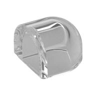 Brick Round 1 × 1 × 2/3 Half Circle, Curved Top Transparent