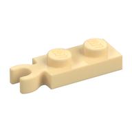 Plate Special 1 × 2 with Clip Vertical on End Tan