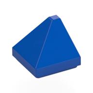 Brick Sloped 30° 1 × 1 × 2/3 Double Corner Blue