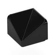 Brick Sloped 30° 1 × 1 × 2/3 Double Concave in Black
