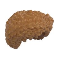 Hair Coiled, Parted Mittelnougat