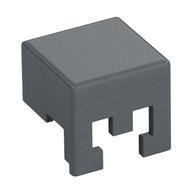Helmet Rectangular Full Face Flat Silver