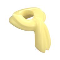 Minidoll Neckwear Scarf Wrapped Around Neck Bright Light Yellow