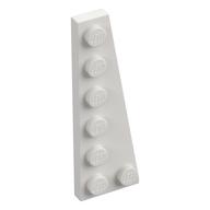 Wedge Plate 6 × 2 Right White