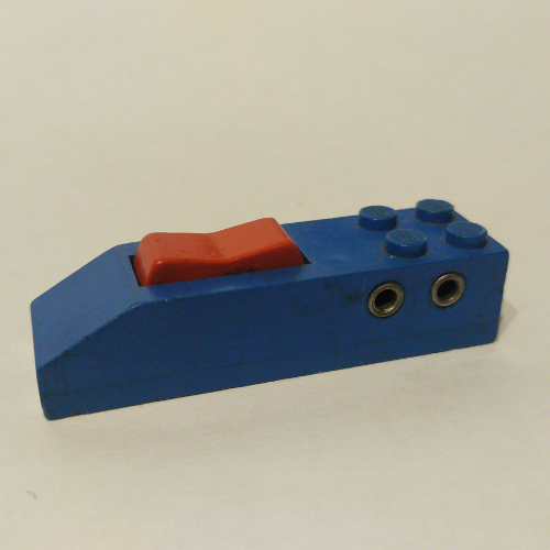 Train Track 12V Switch Button Blue