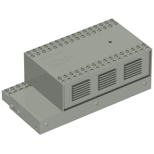 Electric Adapter / Transformer, Train 12V, 220V Type 1 Light Gray