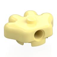 Brick Special, Hand 3 × 3 with Center Stud, 2 × 2 Anti-Studs Bright Light Yellow