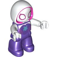 Duplo Figure Gwen Stacy / Ghost-Spider Dunkellila