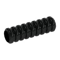 Hose, Ribbed 7mm D. 3L / 2.4cm Schwarz