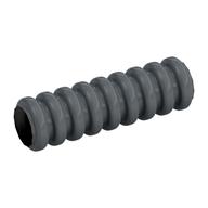 Hose, Ribbed 7mm D. 3L / 2.4cm Flat Silver