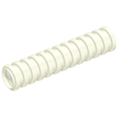 Hose, Ribbed 7mm D. 4L / 3.2cm White