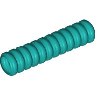 Hose, Ribbed 7mm D. 4L / 3.2cm Dunkeltürkis