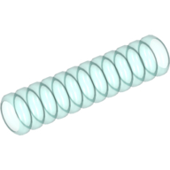 Hose, Ribbed 7mm D. 4L / 3.2cm Trans-Light Blue