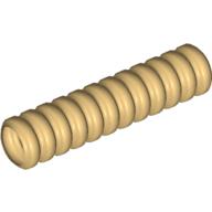 Hose, Ribbed 7mm D. 4L / 3.2cm Metallic-Gold