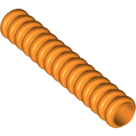 Hose, Ribbed 7mm D. 5L / 4.0cm Orange