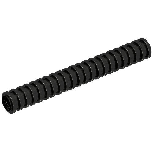 Hose, Ribbed 7mm D. 7L / 5.6cm Schwarz