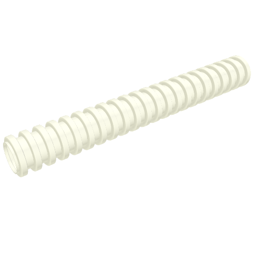 Hose, Ribbed 7mm D. 7L / 5.6cm White