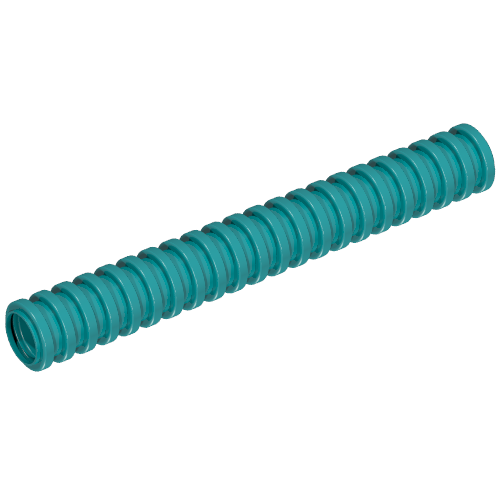 Hose, Ribbed 7mm D. 7L / 5.6cm Dark Turquoise