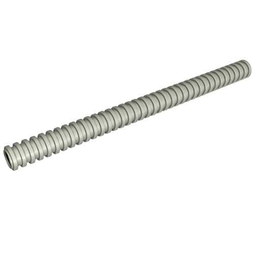 Hose, Ribbed 7mm D. 12L / 9.6cm Pearl Light Gray