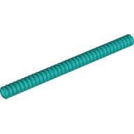 Hose, Ribbed 7mm D. 12L / 9.6cm Dark Turquoise