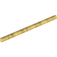 Hose, Ribbed 7mm D. 16L / 12.8cm Perlgold