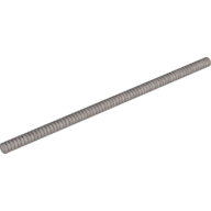 Hose, Ribbed 7mm D. 24L / 19.2cm Perlhellgrau
