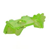 Minifig Neckwear Shoulder Guard, Crystal Transparent-Hellgrün