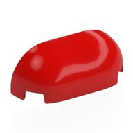 Brick Round, Curved Triple 1 × 3 × 1 Red