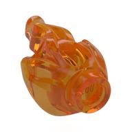 Flame Blaster with Handle Transparent-Orange