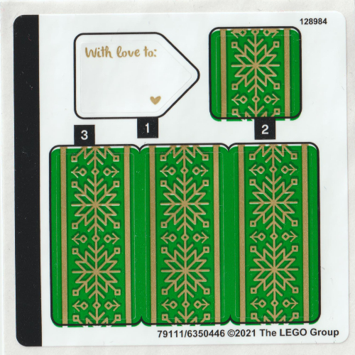Sticker Sheet for Set 40494-1 [No Color/Any Color]