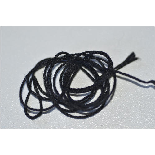 String Cord Medium Thickness 50cm Black