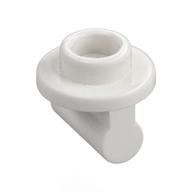 Plate Special Round 1 × 1 with Hollow Stud and Bar on Underside - Long Space Weiß