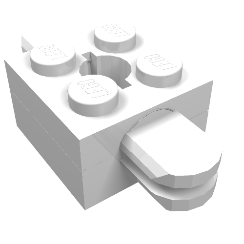 Arm Holder Brick 2 × 2 with Hole and 2 Arms