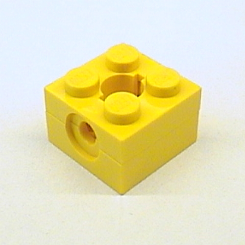 Arm Holder Brick 2 × 2 with Hole Gelb